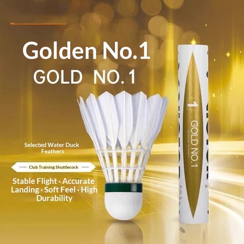 Victor Shuttlecock Feather - Volante de Bádminton VICTOR Golden 1/3,
