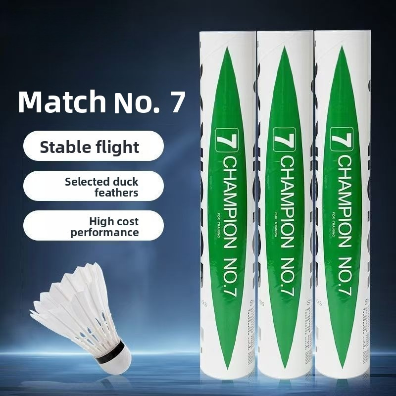 Victor Shuttlecock Feather - VICTOR Champion 7 - Paquete de