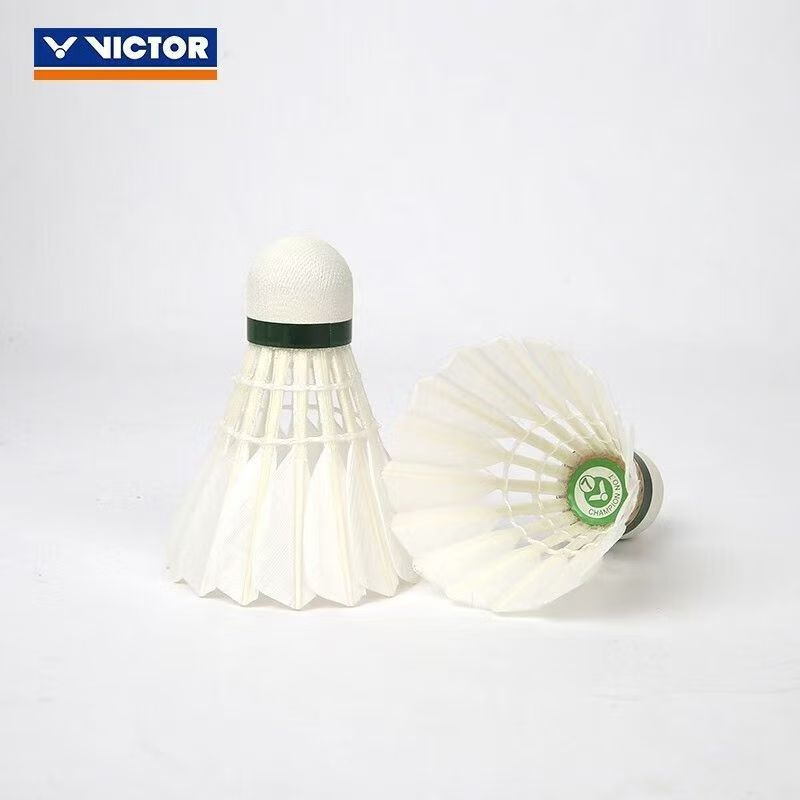 VICTOR Champion 7 - Paquete de - Victor Shuttlecock Feather reseña y precio